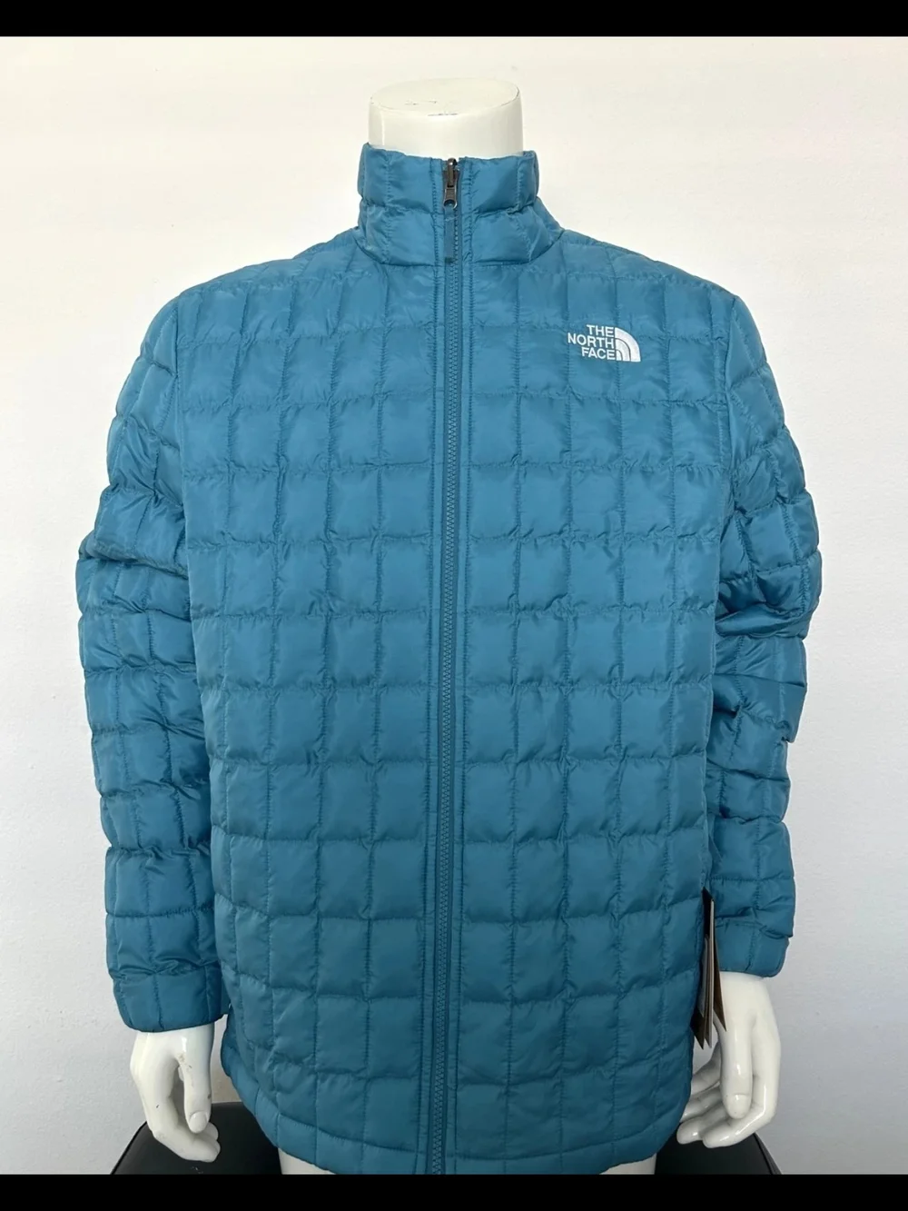 The North Face Men's Teal Quilted Puffer Jacket